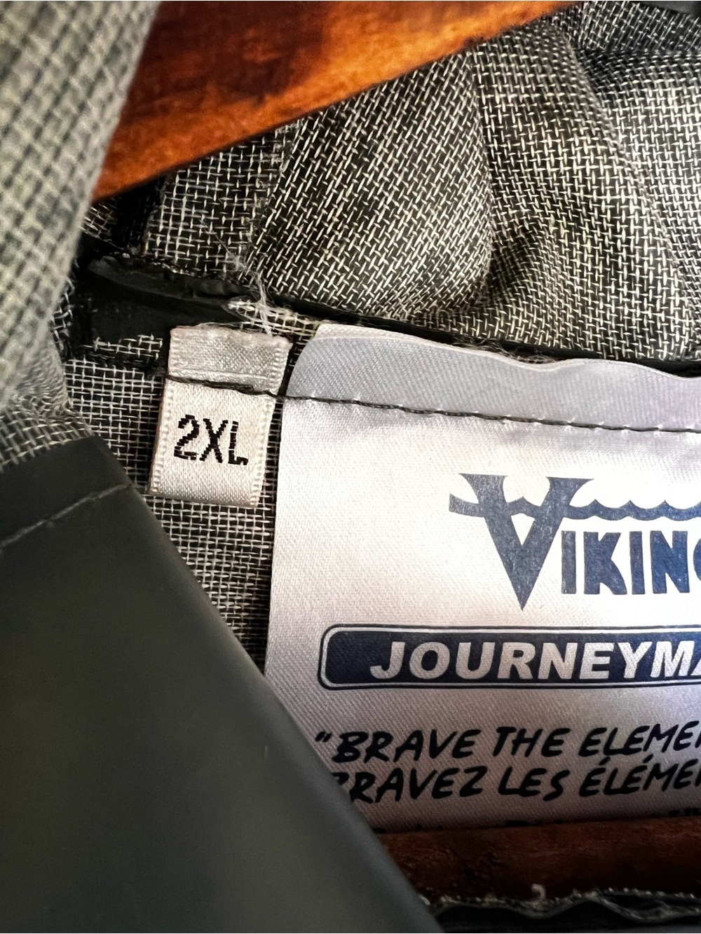 Viking Journeyman 2XL Black PVC Oil Resistant Hooded Rain Jacket Workwear - Picture 11 of 16